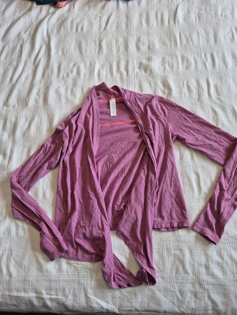 Ivivva girls size 12 pink long sleeve light sweater VGUC